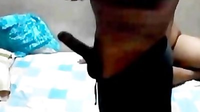 Rock Hard Big Black South Indian Dick pleases Hefty Dark Madrasan