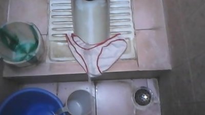 me pissing on my neighbour milf's panty after screwing her