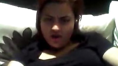 Indian girl masturbating on webcam