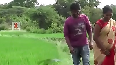 Big Boobs aunty getting aroused by her lover