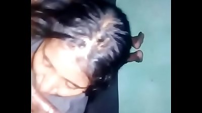 Anusha sucking biting licking my balls off