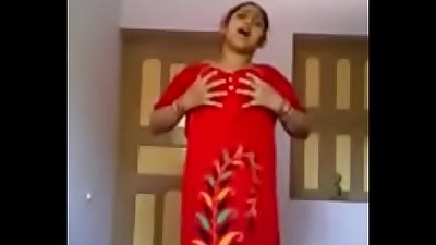 Hot Indian girl in nighty stripping