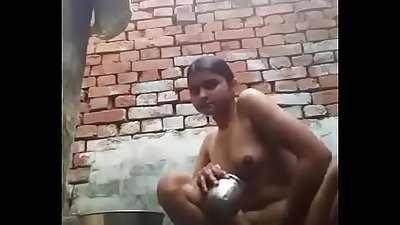 Desi wife boob and nipple press