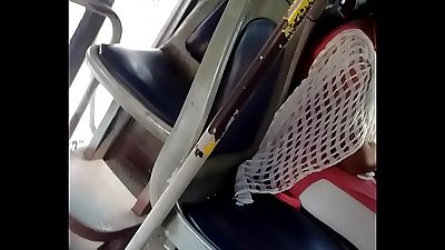 Desi sexy girl in bus with big ass and tits part 2