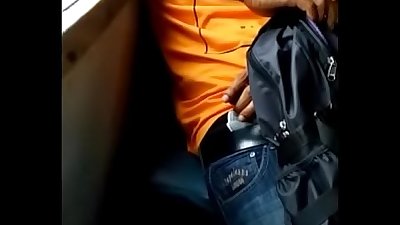 Indian dick flash gets caught by college girl on her mobile in train