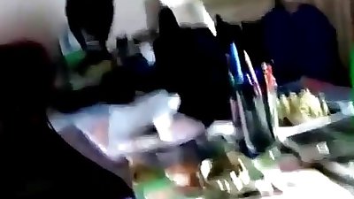 Beautiful Kerala Girl Having fun in office