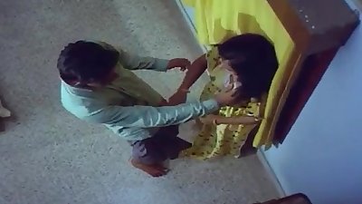 Young Servent Seduces Her Owner'_s Hot Mallu when her Husband not at home