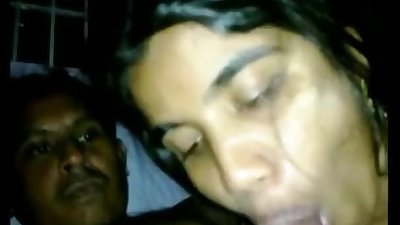 Cute Village indian girl hot blowjobing his cusin