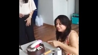 Desi slut girls celebrating birthday