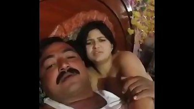 Desi Indian Aunty Sexy Boobs in Bed Enjoying with Hubby