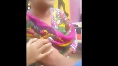 Indian and Pakisthan girls boobs pressed