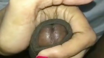 my milf punjabi aunty handjob on bed